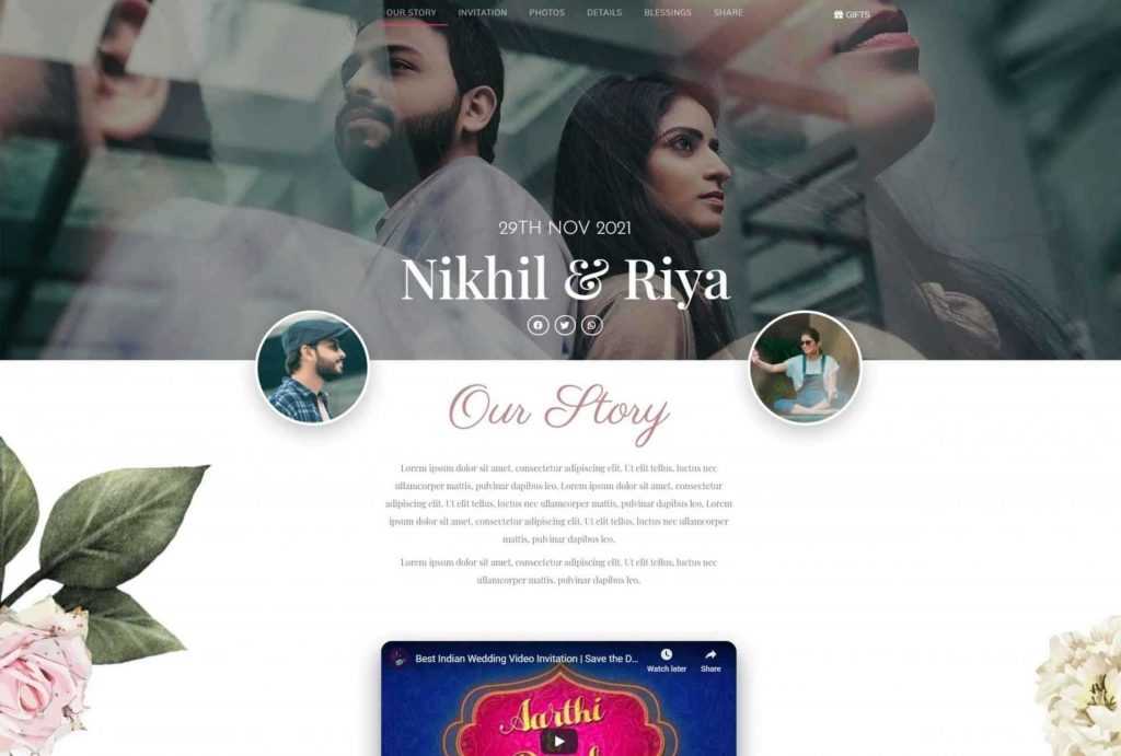 Wedding Websites - 1